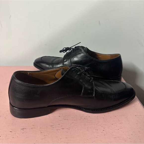 Bruno Magli Shoes Mens 12 US Black Leather Dress Oxford Made Italy main image 6